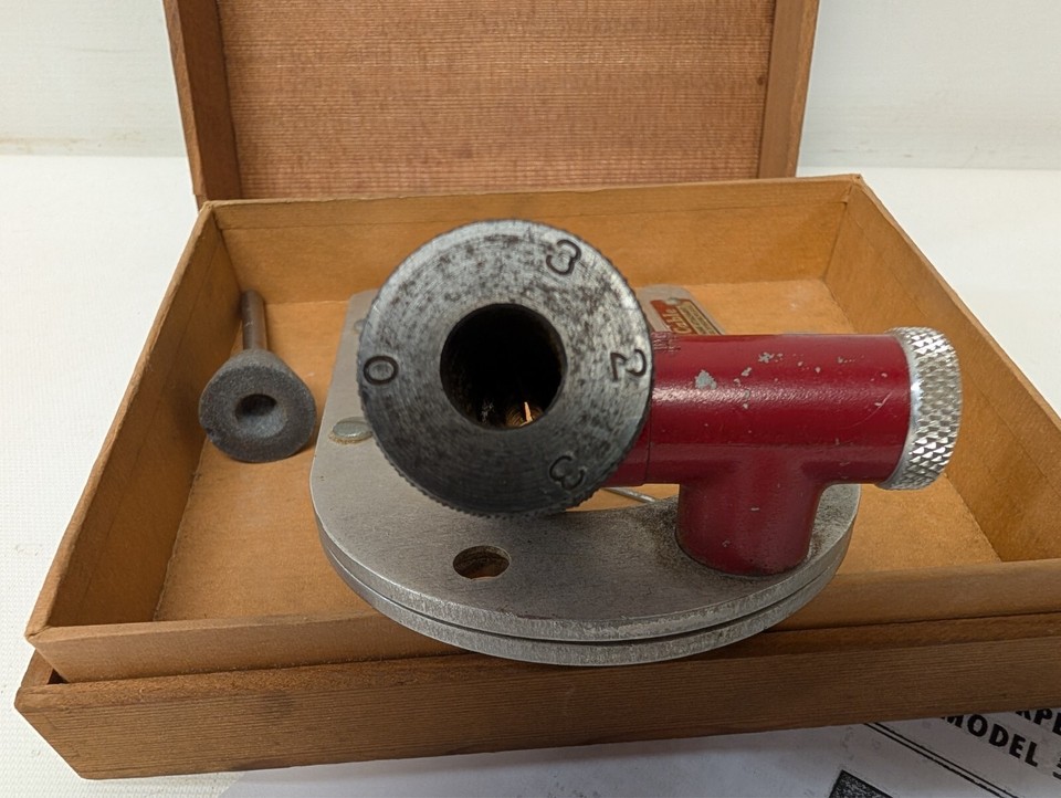 VINTAGE PORTER CABLE Rockwell ROUTER BIT SHARPENING FIXTURE MODEL 5011 ...