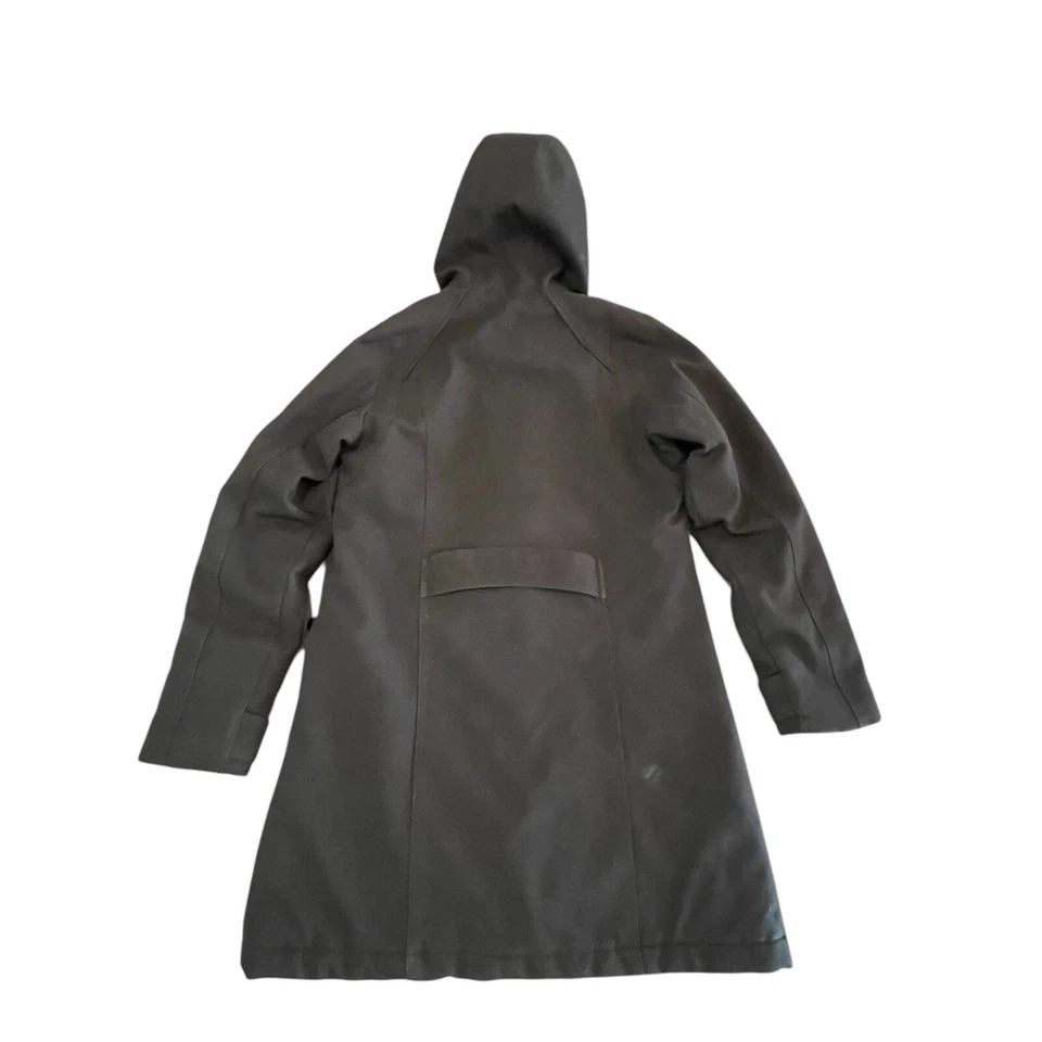 Abrigo Merrell Mujer S Negro Opti Cálido Lona Botones Palanca Forro Acolchado con Capucha Foto 4 de 4