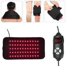 660nm&850nm Infrared Red LED Light Therapy Belt Waist Wrap Pad for Pain Relief