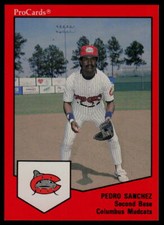 1989 ProCards Pedro Sanchez Columbus Mudcats