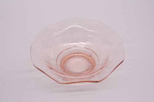 Quilted Pink Diamond Serving Bowl Depression Glass 7” 1930s Imperial Glass Co - Picture 8 of 13