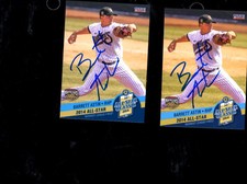 2 Barrett Astin Wisconsin 2014 Midwest League All Star auto signed cards Brewers