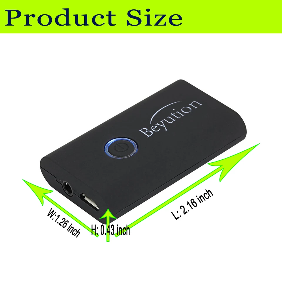 2-in-1 Wireless Bluetooth Transmitter & Receiver A2DP Stereo Audio Music Adapter - Image 3 of 4
