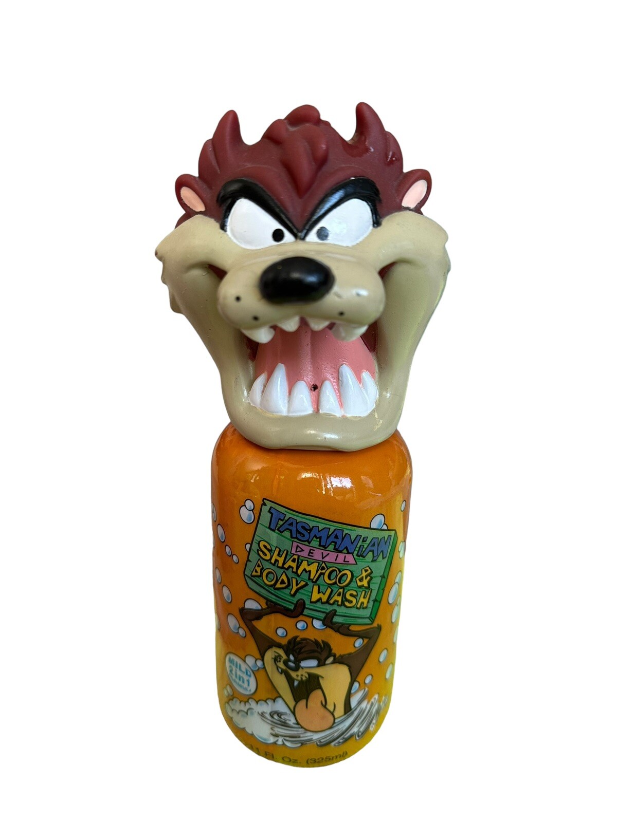 Champú y gel de baño TAZ 1997 TASMANIAN DEVIL de colección 11 onzas líquidas botella completa