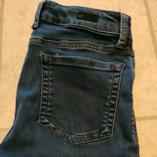 Kut from the Kloth Diana woman's 4 skinny denim jeans dark wash zip 5 pockets