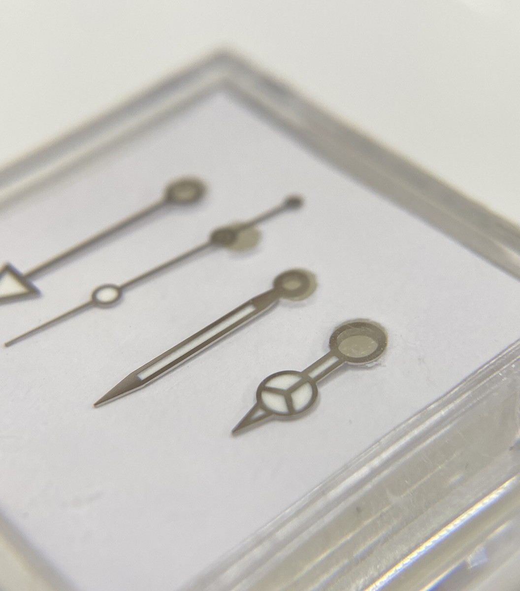 Swiss Made Steel Hands w/ Silver Arrow for Rolex GMT Master II
