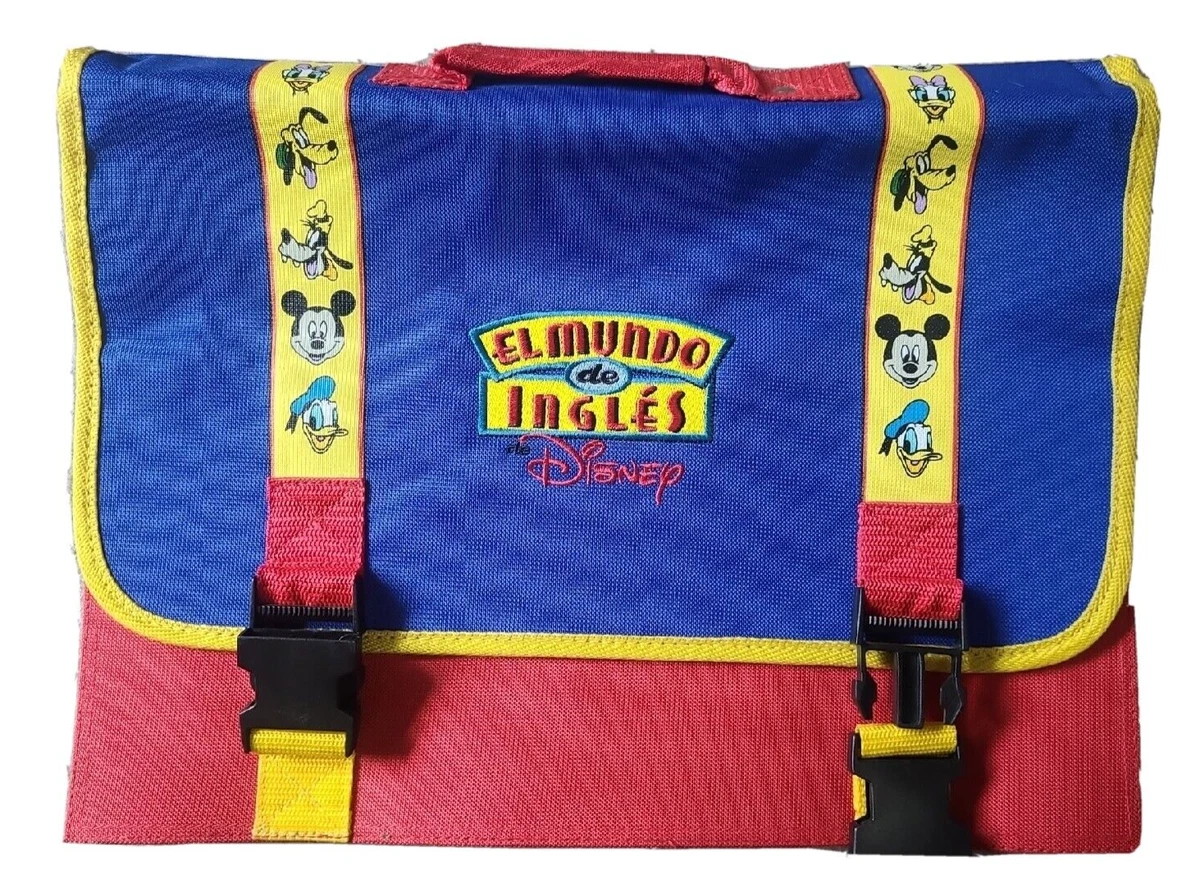 Disney Kids School Briefcase Spanish El Mundo De Ingles eBay