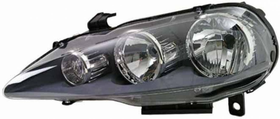 Phare avant gauche pour Alfa Romeo 147 versions 2004 à 2010 optique halogène H7 H1