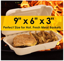 Avant Grub, Durable Leak-Proof Food Box Sturdy Plant Based Gluten Free, (50 Pack