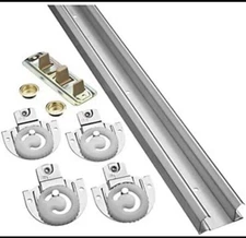 National Hardware Bypass Sliding Door Hardware Kit, 48in Track Kit  N343-061