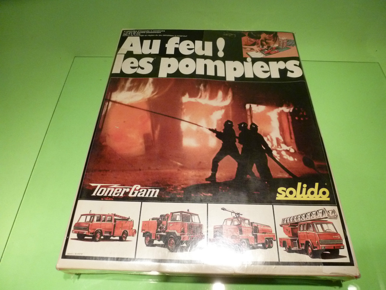 SOLIDO TONER GAM 416 LES POMPIERS 4x FIRE BRIGADE - RARE SELTEN - NM SEALED BOX SOLIDO TONER GAM 416 LES POMPIERS 4x FIRE BRIGADE - RARE SELTEN - NM SEALED BOX