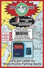 Angler Products Uploadable Fishing Hotspots for Gulf of MX Offshore F129