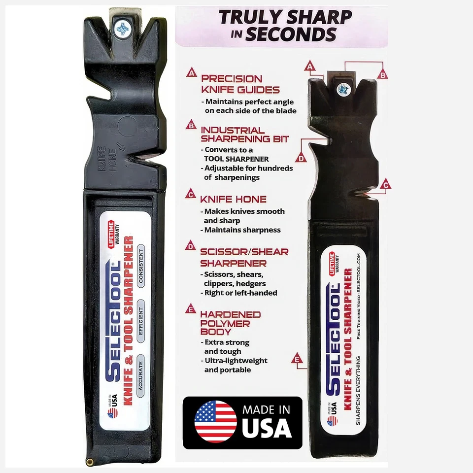 Best Knife Scissor Sharpener Tool Glass Cutter Axe Razors Sharpening Selectool - Image 2 of 4