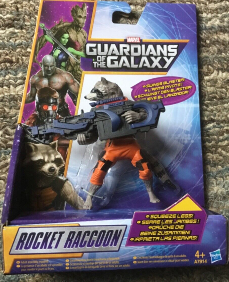 MARVEL GUARDIANS OF THE GALAXY 5"" INCH / 14 cm FIGURE HASBRO - Rocket Raccoon