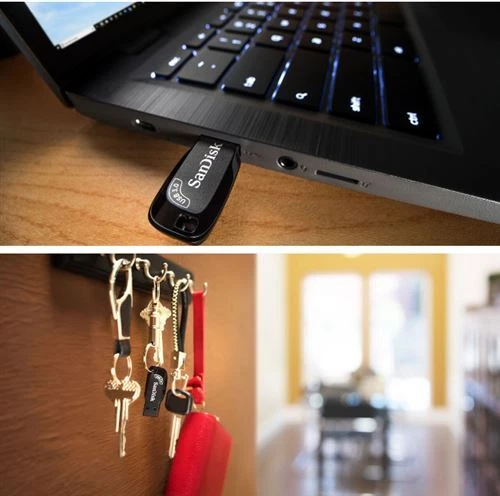 Sandisk Ultra Shift Clé USB 32Go 64Go 128Go 256Go USB 3.0 100MB/s - Photo 2/3