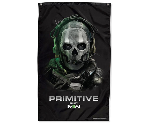 Primitive Skateboards x Call Of Duty MW3 Modern Warfare 3  Ghost Flag Banner