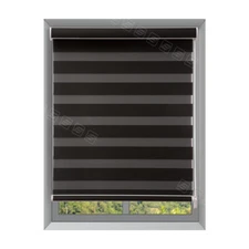 CUSTOM Horizontal Blinds Window Shade Dual Zebra Roller Blinds, Easy To Install