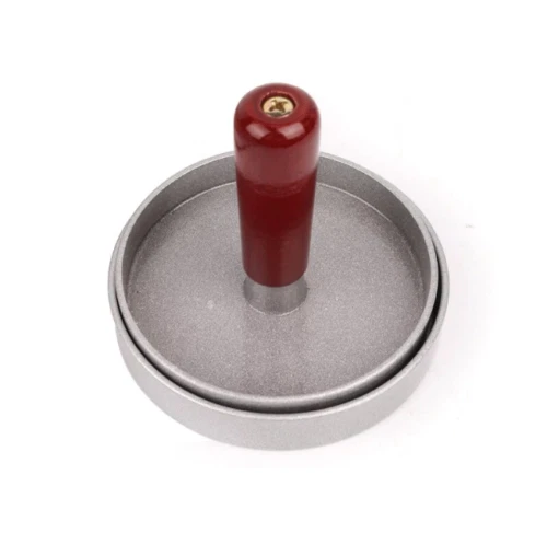 PRESSA  STAMPO PER HAMBURGER IN ALLUMINIO ANTIADERENTE GRIGLIATA BARBECUE CASA  - Immagine 3 di 4