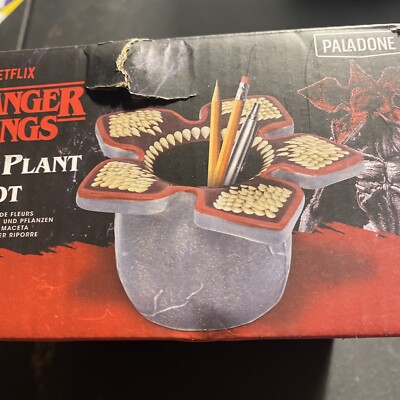NEW Netflix Stranger Things Demogorgon Pen & Plant Pot Cup by Paladone |  eBay