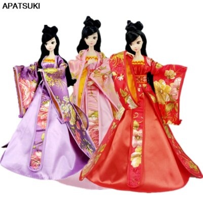 Cosplay Dress For 11.5'' Doll Outfits 1/6 Traditional Chinese Costume Clothes Toy