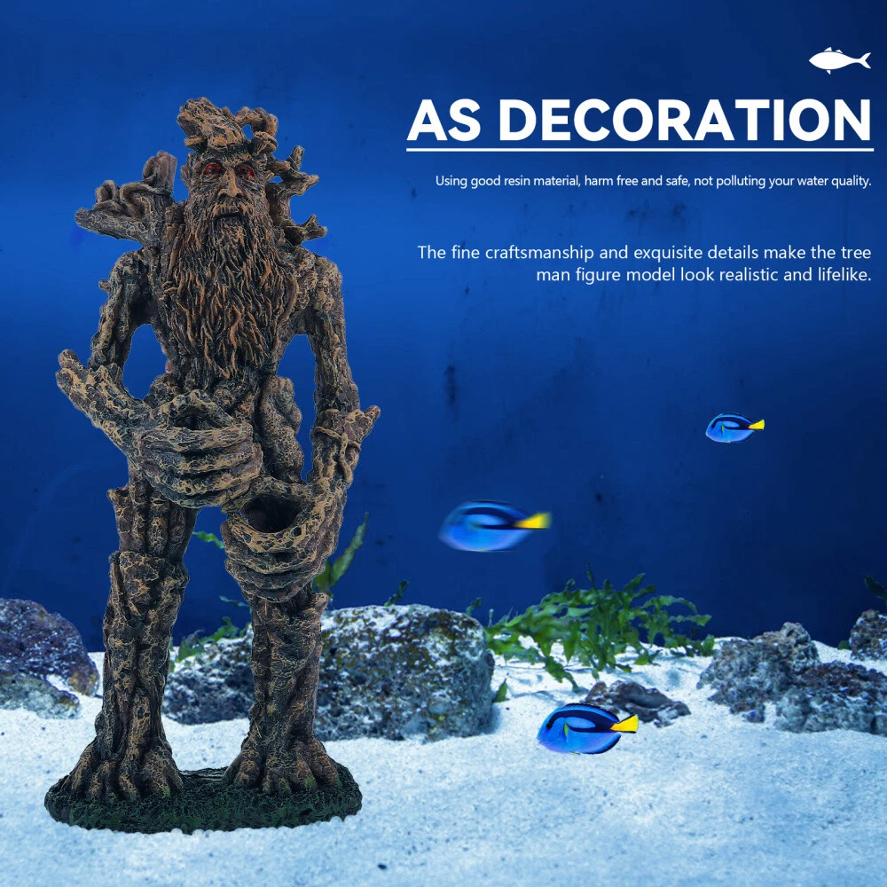 Fish Tank Tree Statue Decorations Aquarium Dragon Fish Tank
