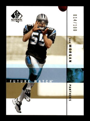 2001 SP Authentic - Sign of the Times #116 Dan Morgan Future Watch Gold #/100