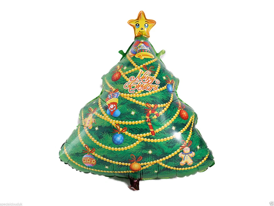 CHRISTMAS FOIL BALLOON WINTER PARTY CELEBRATION SET Free Air Pumper Included - Image 2 of 4