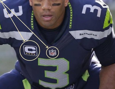 seahawks captain jersey