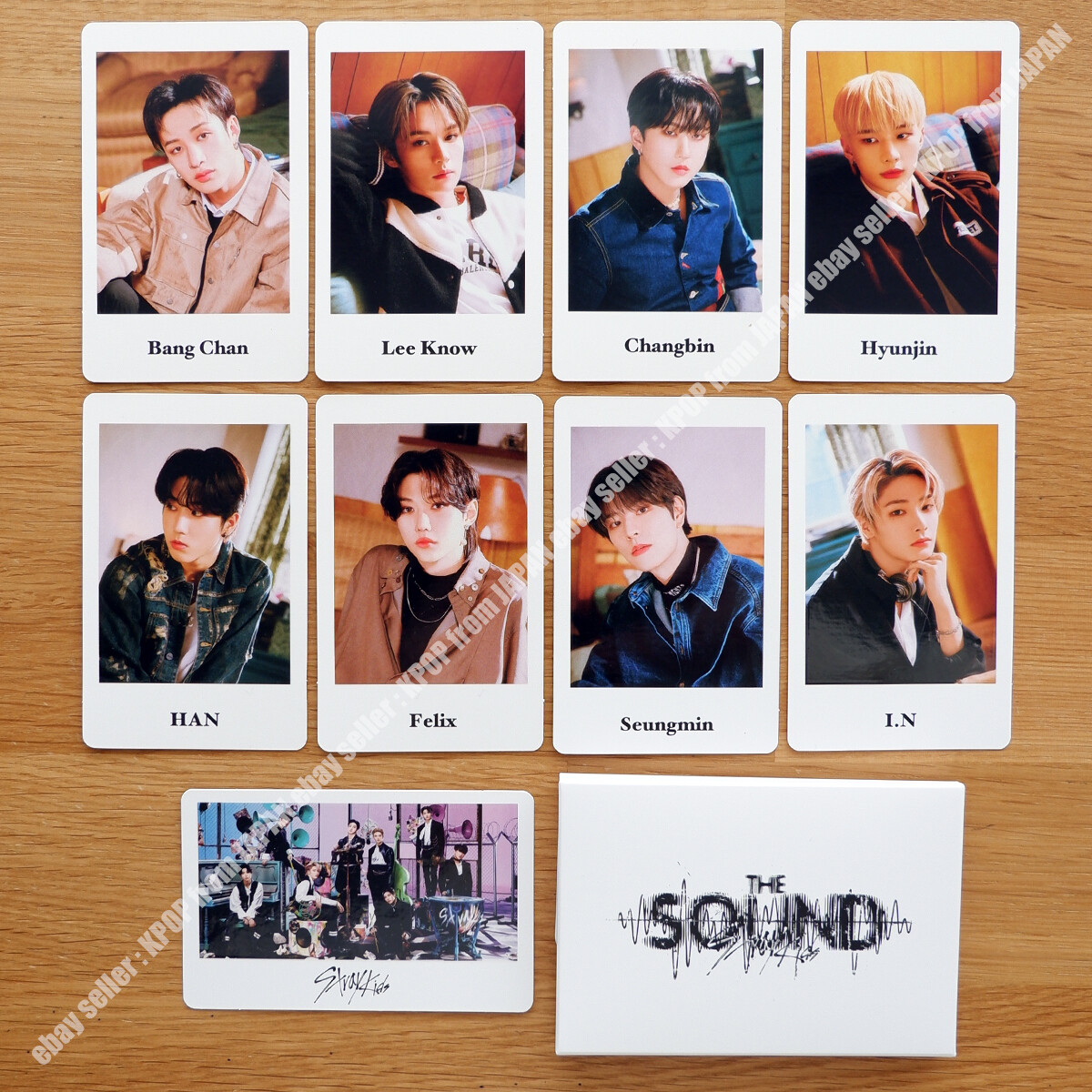 Stray Kids THE SOUND POPUP STORE 109 Official photocard set Stray Kids THE SOUND POPUP STORE 109 Official photocard set