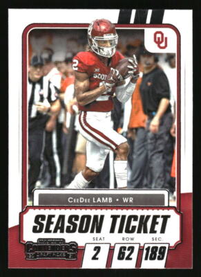 2021 Panini Contenders Draft Picks  #44 CeeDee Lamb