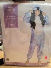 AmScam Zipster Koala Jumpsuit Children’s Girls Costume Size SM 4-6 #4020