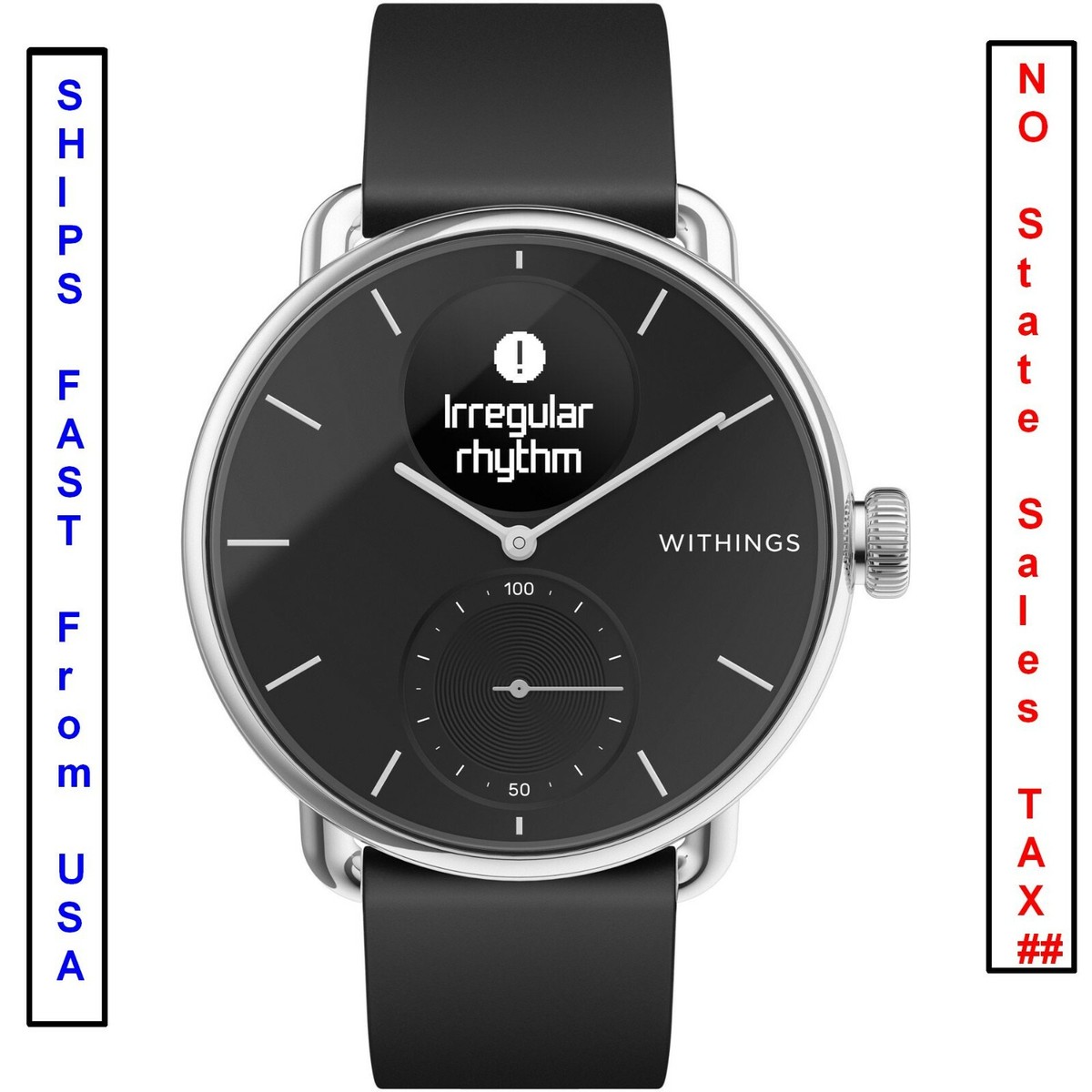 Withings Scanwatch 38MM Black or White NEW STOCK **All US FDA Approved  Features