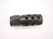 Steel Muzzle Break Compensator 2.15" 23 HOLE 30-06 9mm 1/2-28 Made in the USA