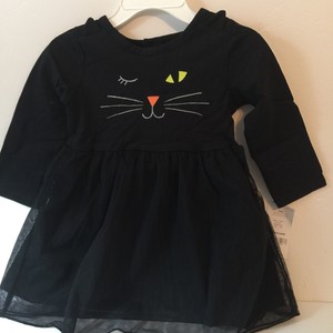 carters black cat dress