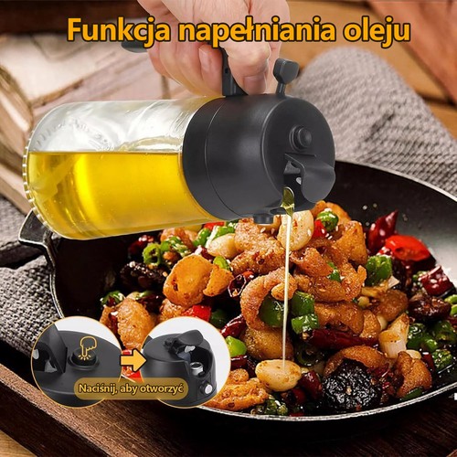 2x Ölsprüher für Speiseöl Öl Sprühflasche Ölzerstäuber Oil Sprayer Cooking Spray - Bild 11 von 15