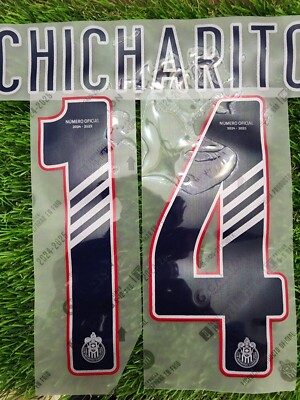 CHIVAS Name Set 2024/2025 you pick 1 Chivas Numero Oficial Canton Merchandising