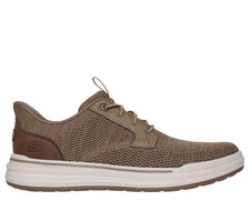 Scarpe Uomo Casual Sportive Skechers Sterling Slip-ins con Memory Foam Beige