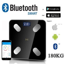 Bluetooth Body Fat Scales Smart Digital Bathroom Weight Weighing Scales for Body