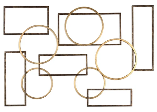 Uttermost Elias Bronze And Gold Wall Art - Picture 1 of 1