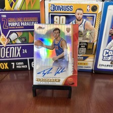 2024-25 Topps Finest Tyler Kolek Flashback Silver Auto #FBA-TK Knicks RC