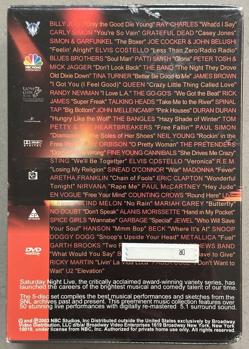 SNLサタデーナイトライブ25years DVD BOX、コンプリートボックス SNLサタデーナイトライブ25years DVD BOX、コンプリートボックス