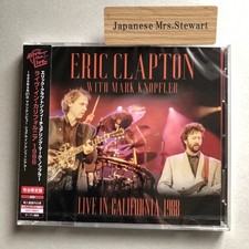 Eric Clapton Mark Knopfler Live a in California 1988 Japan Edition 2CD