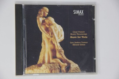 César Franck Henry Vieuxtemps Music for Viola CD Simax Classics