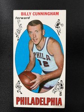 1969-70 Topps Billy Cunningham # 40 - Rookie Card  - HOF Great - EX SHAPE . rookie card picture