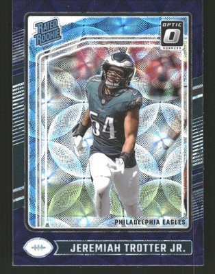 Jeremiah Trotter Jr. 2024 Donruss Optic #250 Purple Scope Philadelphia Eagles