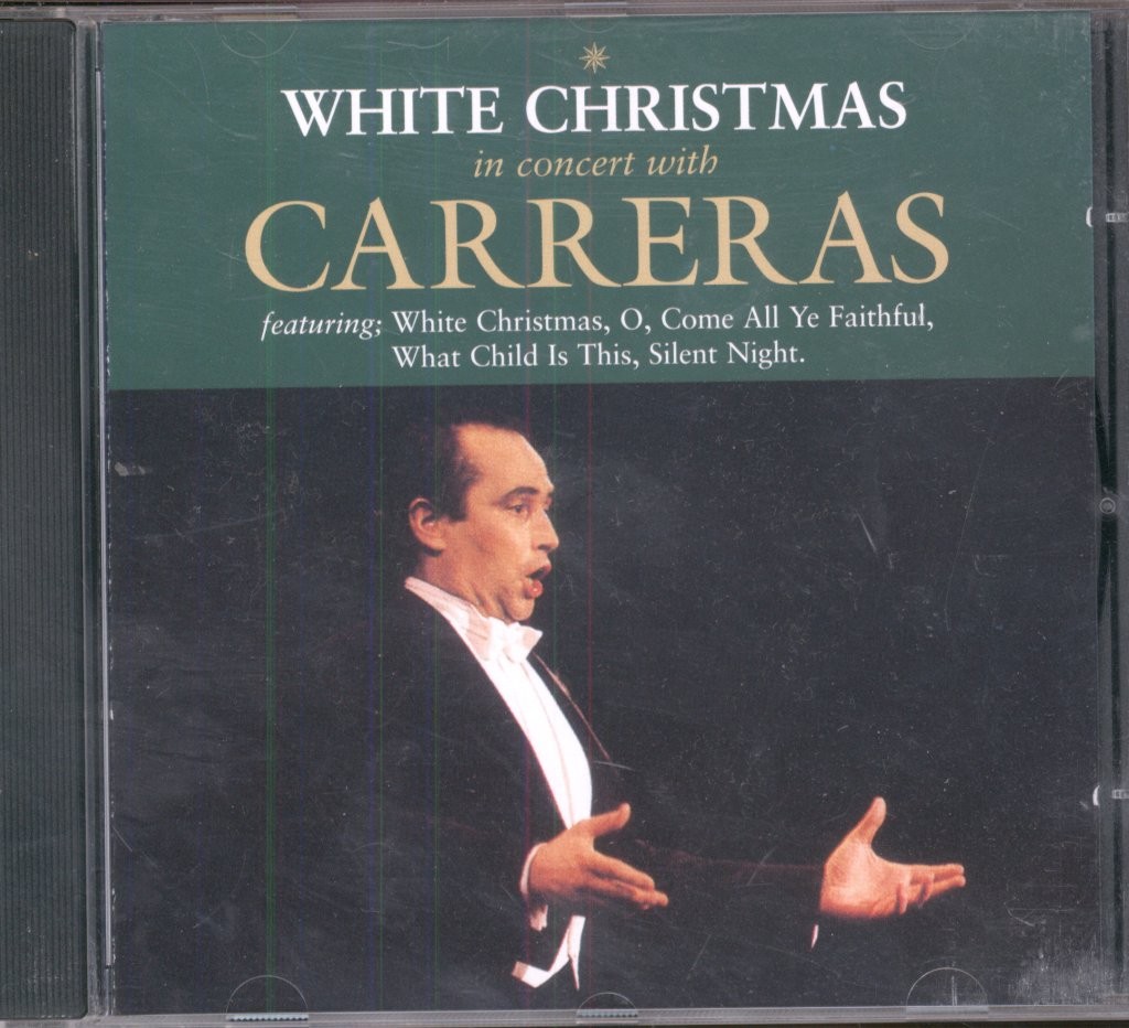 GEMCD6002 Jose Carreras White Christmas In Concert With Carreras CD Europe Gem
