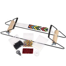 The Beadsmith Metal Bead Loom Kit, Includes 12.5" x 2.5" x 3", Multicolor