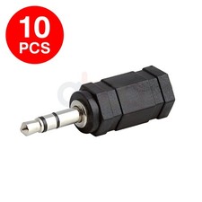 3.5mm Male Stereo to 3.5mm Male Stereo Jack Headphone Headset Adapter- LOT of 10
