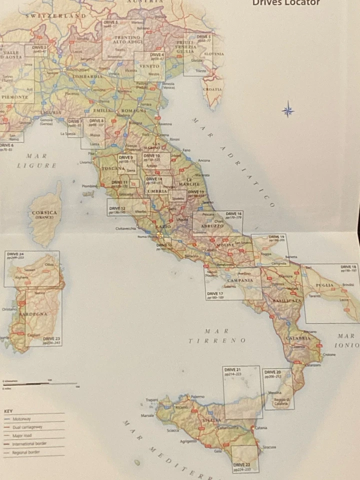 DK Eyewitness Back Roads Italy Travel Guide 25 Scenic Drives & Pull Out Map - Image 3 of 4