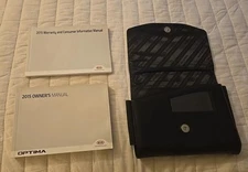 2015 Kia Optima Owners Manual Set with Case OEM E03B19071